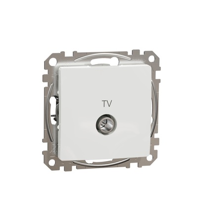 SDD111471 TV zásuvka koncová 4dB, Bílá, Schneider electric
