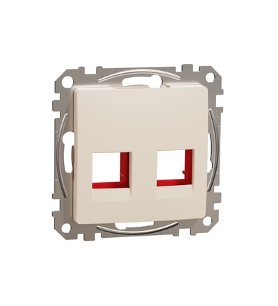 SDD112441C Kryt pro RJ45 KRONE UTP konektor, Béžová, Schneider electric