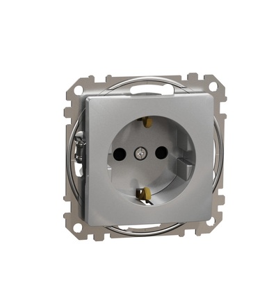 SDD113021 Zásuvka 230V 16A SCHUKO, Aluminium, Schneider electric