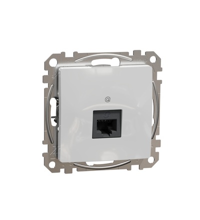 SDD113451 Datová zásuvka 1xRJ45 kat. 5e UTP, Aluminium, Schneider electric