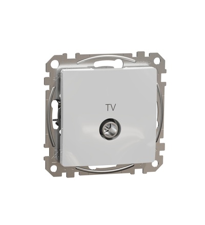 SDD113471 TV zásuvka koncová 4dB, Aluminium, Schneider electric