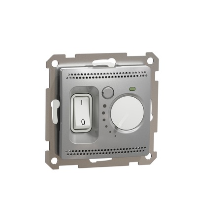 SDD113507 Podlahový termostat 16A, Aluminium, Schneider electric