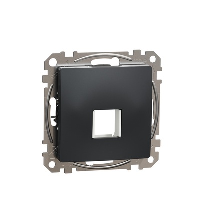 SDD114421 Středový kryt Kyeston HDMI VGA, Antracit, Schneider electric