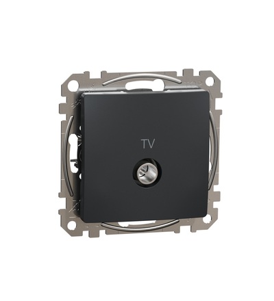 SDD114471 TV zásuvka koncová 4dB, Antracit, Schneider electric