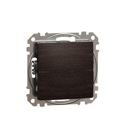 SDD181101 Spínač jednopólový ř.1, Wenge, Schneider electric