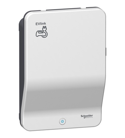 EVH3S11P04K nabíjecí stanice EVlink Wallbox Plus se zásuvkou T2S 11kW s uzamčením, Schneider Electric