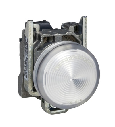 XB4BVCUST02 Signálka se žárovkou BA 9s, 250 V, bílá, Schneider Electric