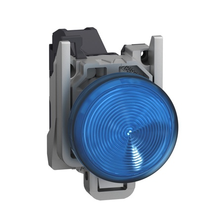 XB4BVBM6GEX Signálka do prostředí s nebezpečím výbuchu, LED Modrá, 24…240 V, Schneider Electric