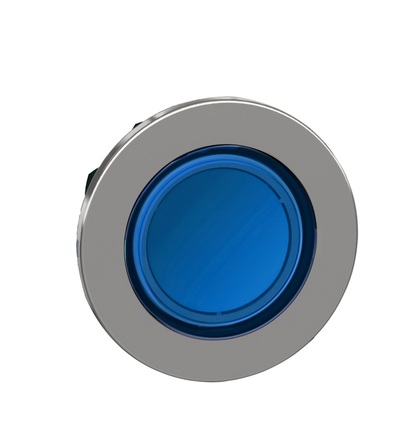 ZB4FV063 Signální hlavice, zapuštěné provedení, Modrá, pro integrovanou LED, Schneider Electric