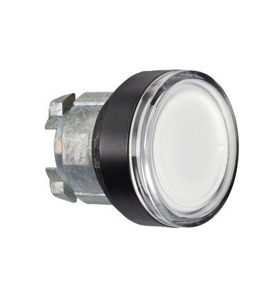 ZB4BWCUST05 Ovládací hlavice prosvětlená s LED, bílá, Schneider Electric