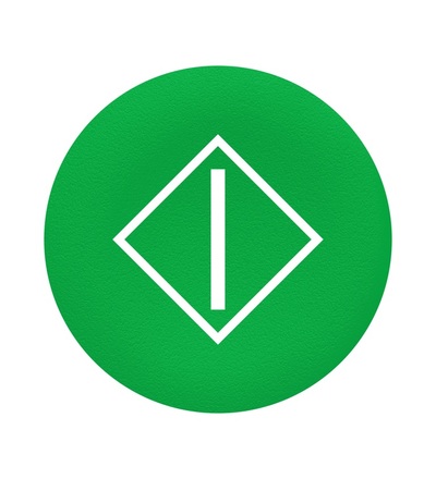 ZBAF346 Hmatník se symbolem, Schneider Electric