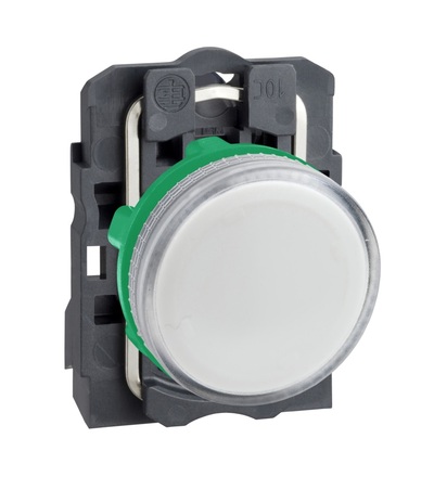 XB5AVCUST02 Signálka se žárovkou BA 9s, 250V, bílá, Schneider Electric