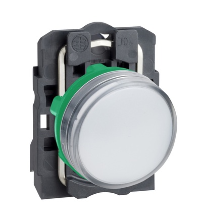 XB5AVCUST05 Signálka s LED, 230.....240V, bílá, Schneider Electric