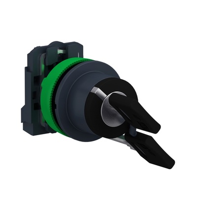 XB5FG61 Ovl. Otočný se zámkem, zapuštěné provedení, 2 pozice pevné, 1Z, Schneider Electric