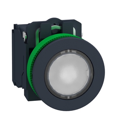 XB5FW31B5 Ovl. Stiskací prosvětlený, zapuštěné provedení, s LED 24 V AC, Schneider Electric