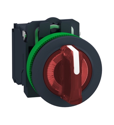 XB5FK134B5 Ovl. Otočný prosvětlený, Ru, 3 pozice pevné, 24 VAC/ DC, Schneider Electric