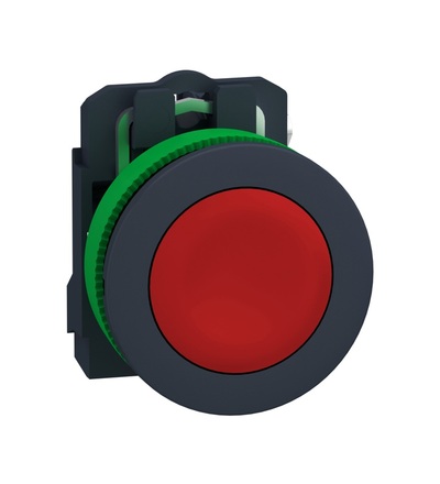 XB5FA42 Ovl. Stiskací, zapuštěné provedení, 1V,Ru, Schneider Electric