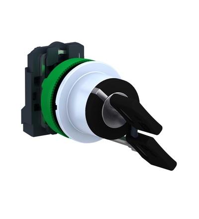 XB5FG21C1 Ovládač stiskací, zapuštěné provedení, Klíč č. 455 2 pozice pevné 1Z speciální popis BI, Schneider Electric