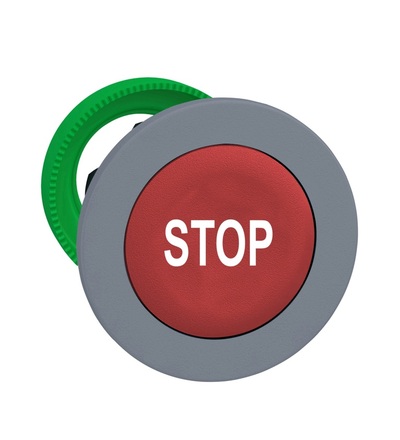 ZB5FA434C0 Ovládací hlavice, zapuštěné provedení, RU, BI symbol STOP speciální popis ŠE, Schneider Electric