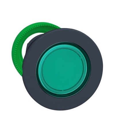 ZB5FV033 Zapuštěné provedení, Signální hlavice pro integrovanou LED, Zelená, Schneider Electric