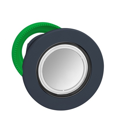ZB5FW313 Zapuštěné provedení, Ovl. hlavice stiskací prosvětlená pro integrovanou LED, Bílá, Schneider Electric