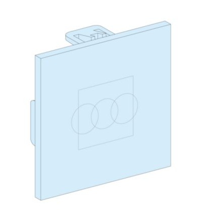 LVS03907 Zakrývací štítek 72x72mm,Schneider Electric