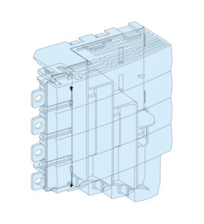 LVS04067 Připojovací blok pro NSX-INS250 napájené zdola,Schneider Electric