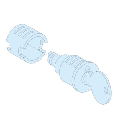 LVS09933 Válcový zámek + 2 klíče č. 2433A, IP55,Schneider Electric