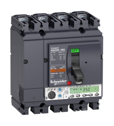 LV433589 jistič NSX250HB2 M6.2 E 250A 4P, Schneider electric