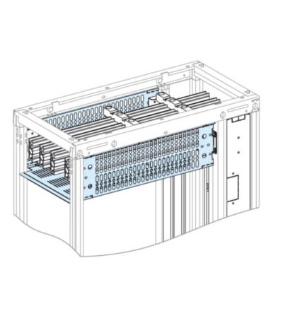 LVS04983 Kryt horizontálních přípojnic formy 2 pro skříň Š=300, H=600,Schneider Electric