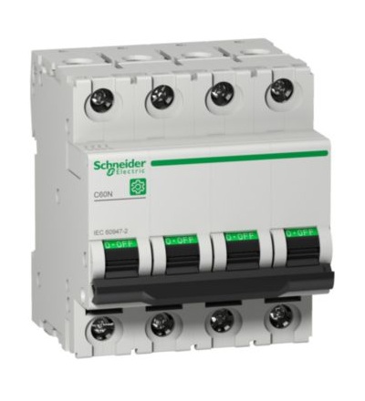 M9F10463 MULTI9 C60N 4P B 63A MCB,Schneider Electric