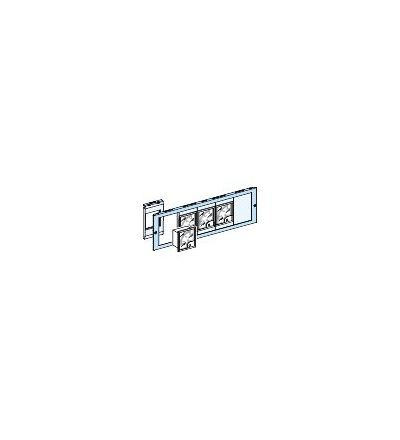 LVS03904 Čelní panel pro pět přístrojů 72x72mm nebo čtyři 96x96mm,Schneider Electric
