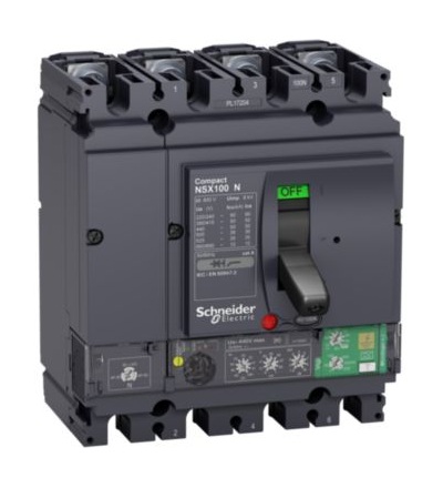 LV433851 jistič NSX100 4P 50k Micrologic 4.2 100, Schneider electric