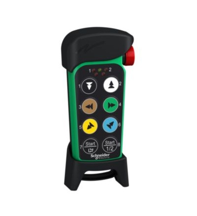 ZART8LS Vysílač, 6 tlačítkových ovládačů, LED, Schneider electric