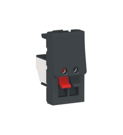 NU348754 Unica - Svorky reproduktorové 1M, Antracit,Schneider Electric