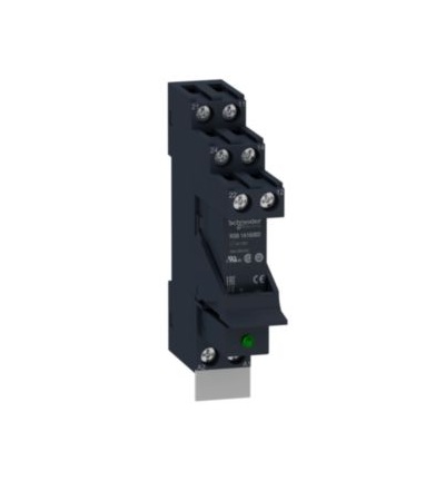 RSB1A160BDPV Relé Zelio + patice, 16A, 1V/Z, LED, 24V DC, Schneider electric