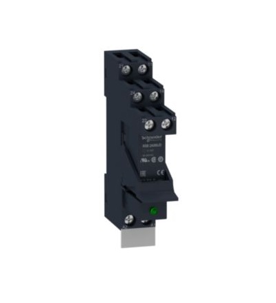 RSB2A080JDPV Relé Harmony + patice, 8A, 2V/Z s LED, 12 VDC,Schneider Electric