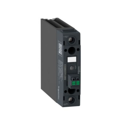 SSD1A320M7RC3 Polovodičové relé Harmony, 1fázové, výstup 48-600 VAC, 90-280Vac/Vdc řídicí napětí cívky, 20A,pružinová svorka, náhodné spínání,Schneider Electric