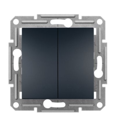 EPH0600371 Přepínač dvojitý střídavý, ř.6+6, antracit, Schneider electric