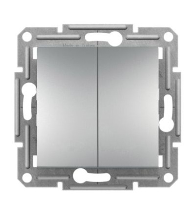 EPH0600361 Přepínač dvojitý střídavý, ř.6+6, alu, Schneider electric