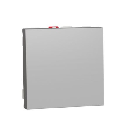 NU320130 Unica - Spínač jednopólový řazení 1, 2M, Aluminium,Schneider Electric