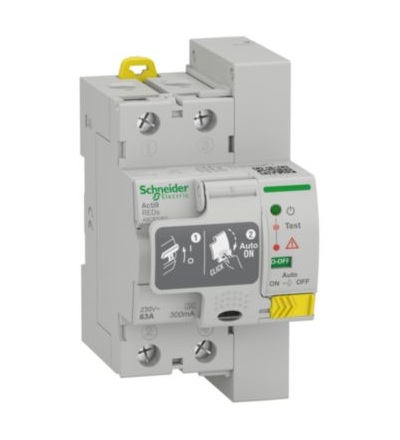 A9CR5263 Acti9 REDs 2P 63A 300mA typ A,Schneider Electric