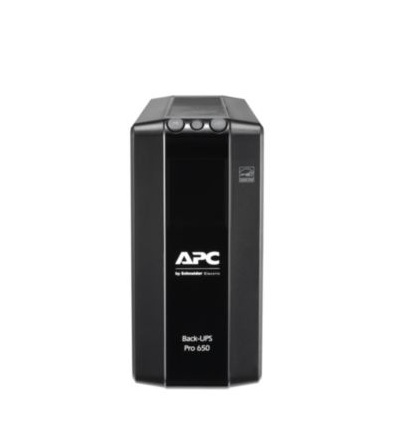 BR650MI Back UPS Pro BR 650VA, 6 Outlets, AVR, LCD Interface, Schneider Electric