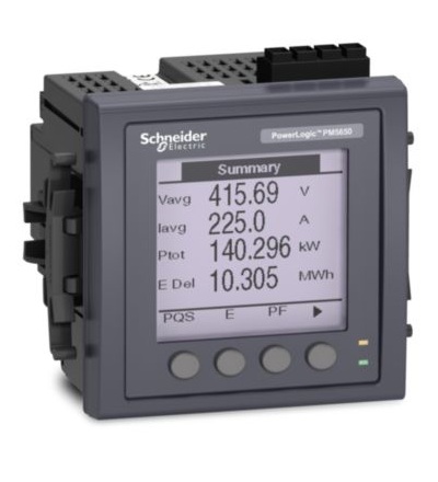 METSEPM5650 Analyzátor PM5650, Modbus, Ethernet, 4DI/2DO se zachycením tvaru vlny, Schneider electric