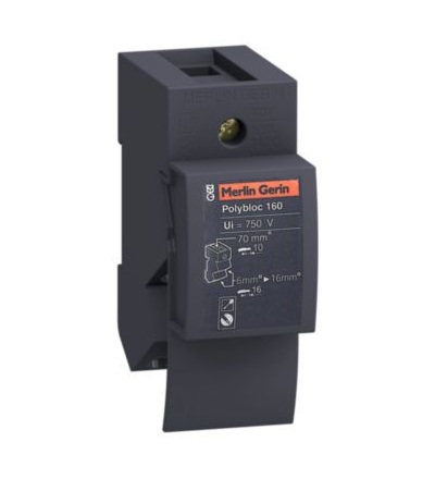 LVS04031 Distribuční blok Linergy DX, 1P, 160A,Schneider Electric