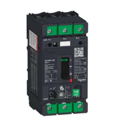 GV4PB115S Motorový jistič termo-magnetická sp. 115A 100kA UL489,Schneider Electric