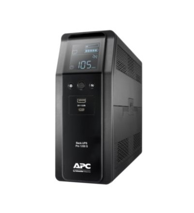 BR1200SI Back UPS Pro BR 1200VA, Sinewave,8 Outlets, AVR, LCD interface, Schneider Electric