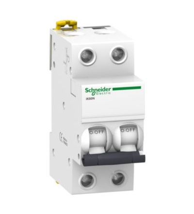 A9K23202 Acti9 jistič iK60N 2P 2A B,Schneider Electric