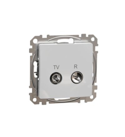 SDD113478R TV R zásuvka průběžná 10dB alu, Schneider electric