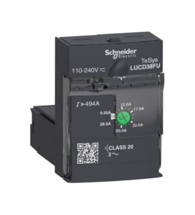 LUCD38FU TeSys U rozšířená řídicí jednotka 9,5-38A 110-240V AC, tř. 20, Schneider electric